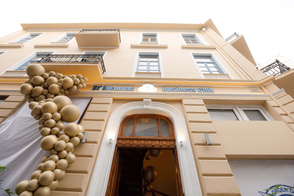 st Nicholas business club with golden balloons.jpg