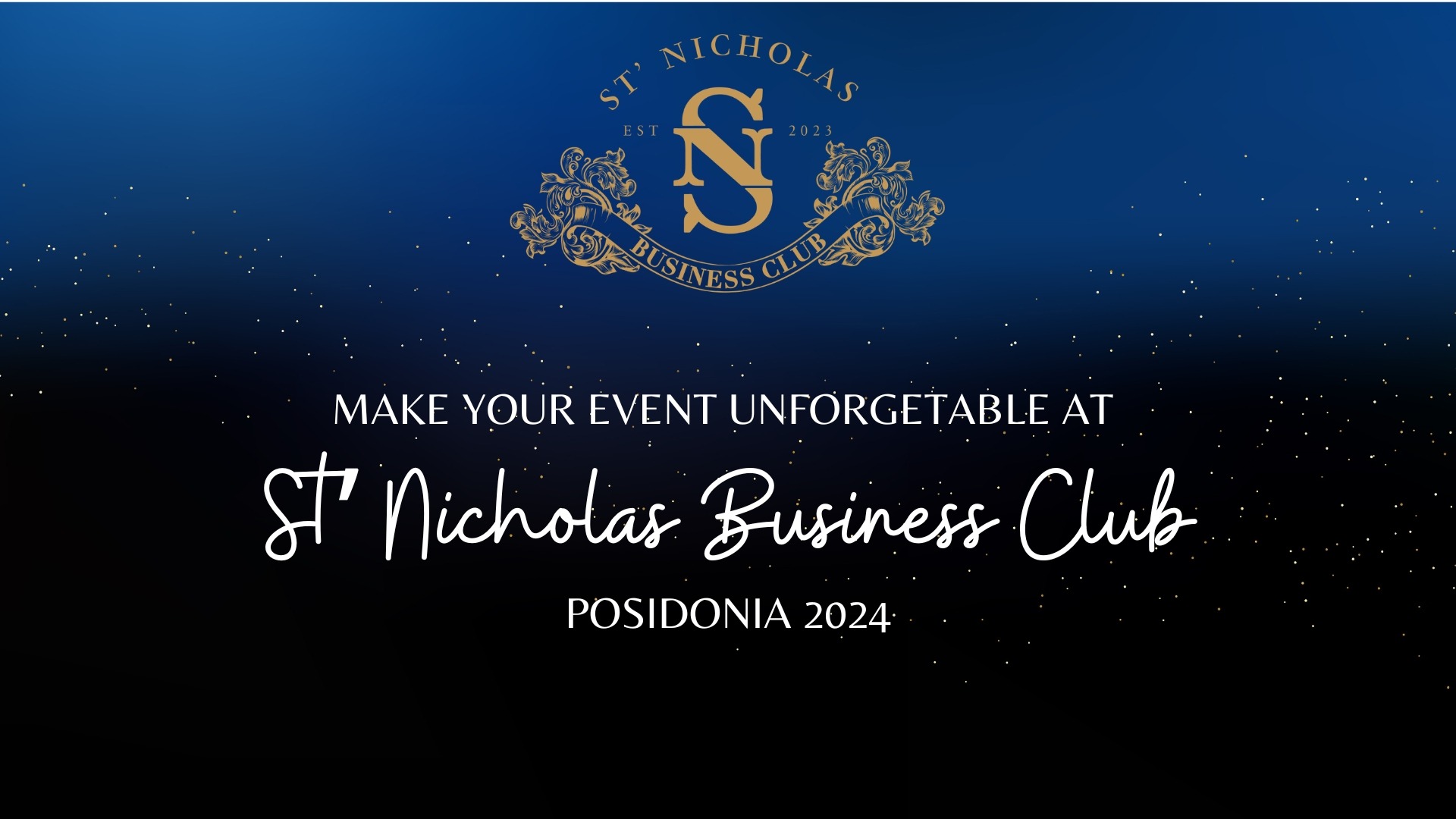 ORGANIZE YOUR EVENT AT ST' NICHOLAS BUSINESS CLUB
