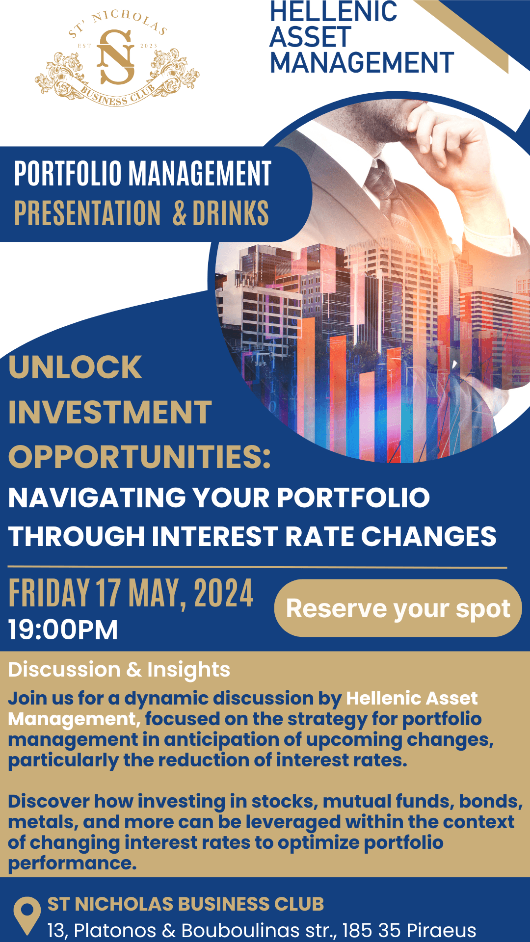 Portfolio Management Presentation & Drinks by Hellenic Asset Management